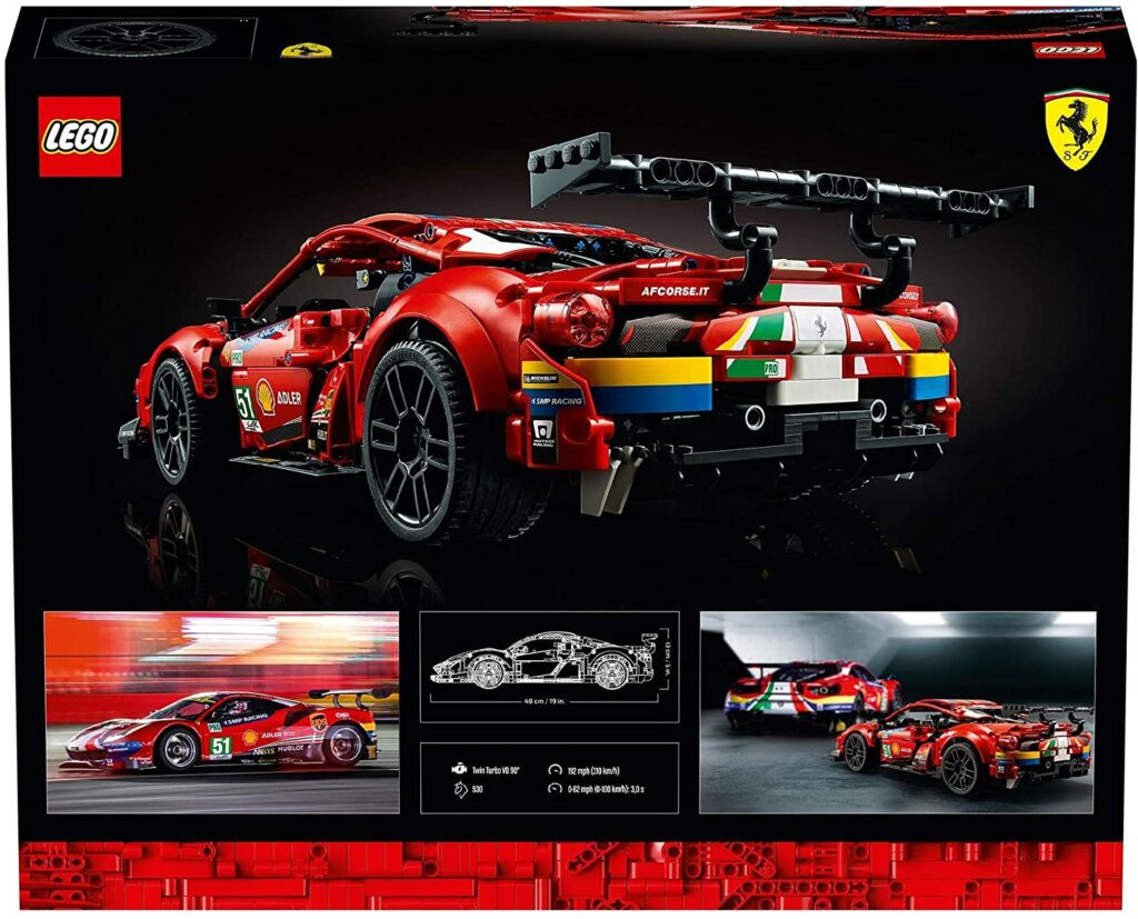 LEGO Technic Ferrari 488 GTE AF Corse #51 42125 for rent UK