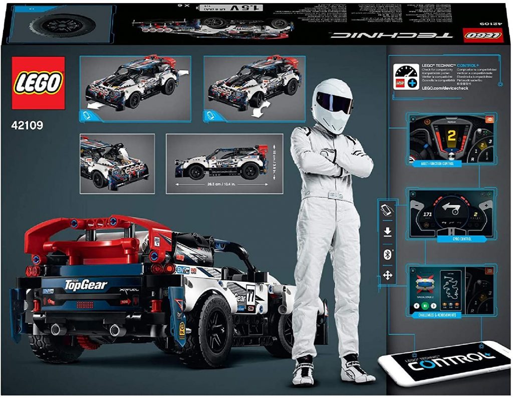 LEGO Technic App-Controlled Top Gear Rally Car 42109 for rent UK