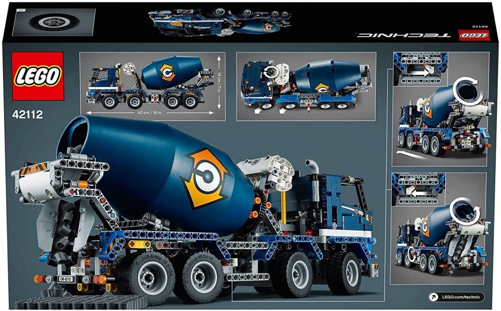 LEGO Technic Concrete Mixer Truck Toy 42112 for rent UK