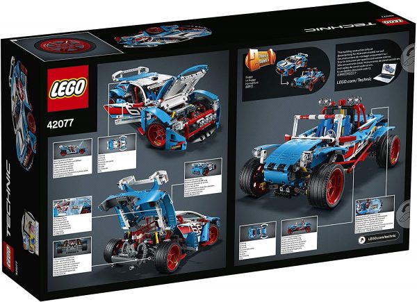 42077 Rally Car Lego Technic Box Rear