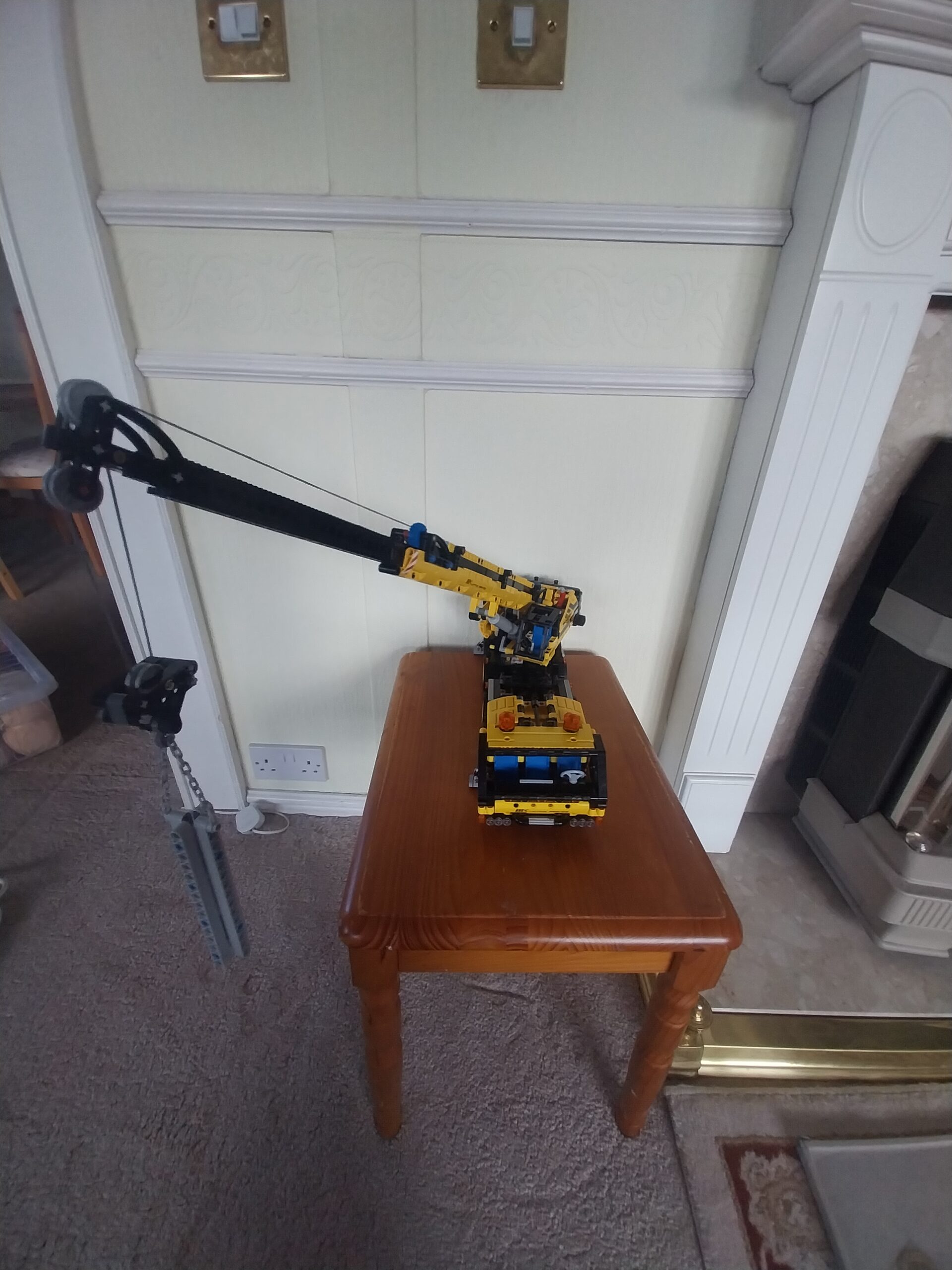 LEGO Technic Mobile Crane MK II 42108 completed build - Brick Club subscriptions