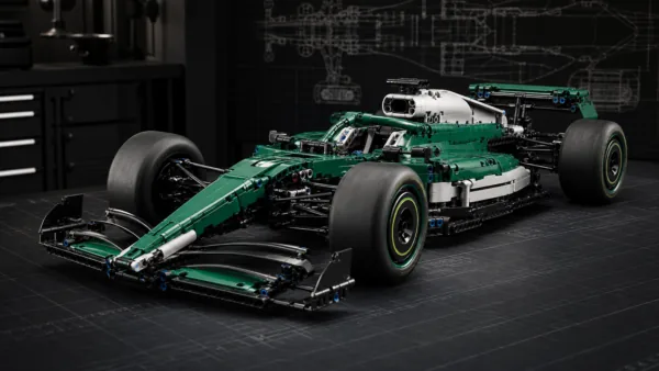 LEGO Technic Aston Martin Aramco AMR25 F1 Car 42240 brick-built Formula 1 model
