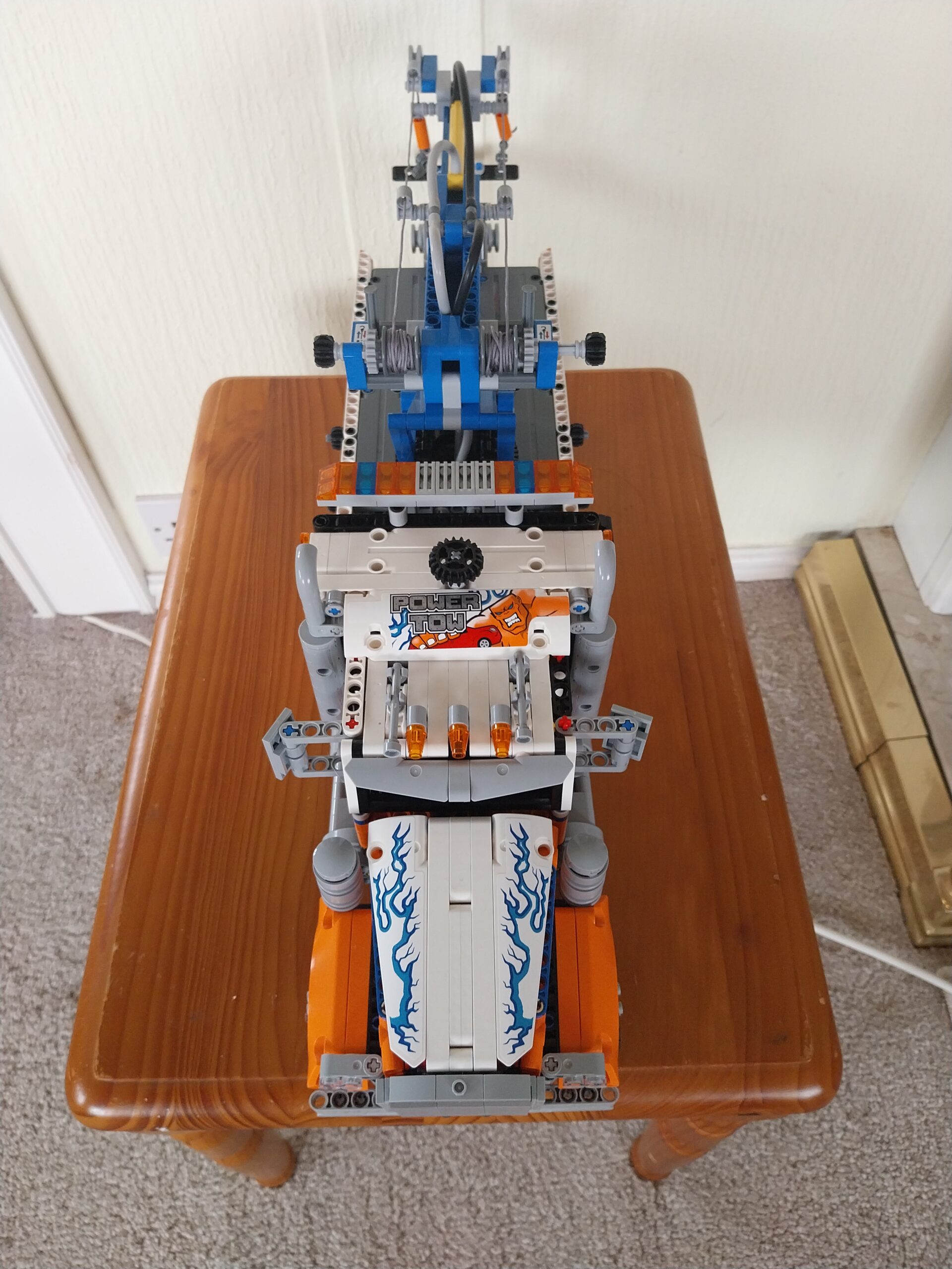 LEGO Technic Heavy-Duty Tow Truck 42128 build in progress