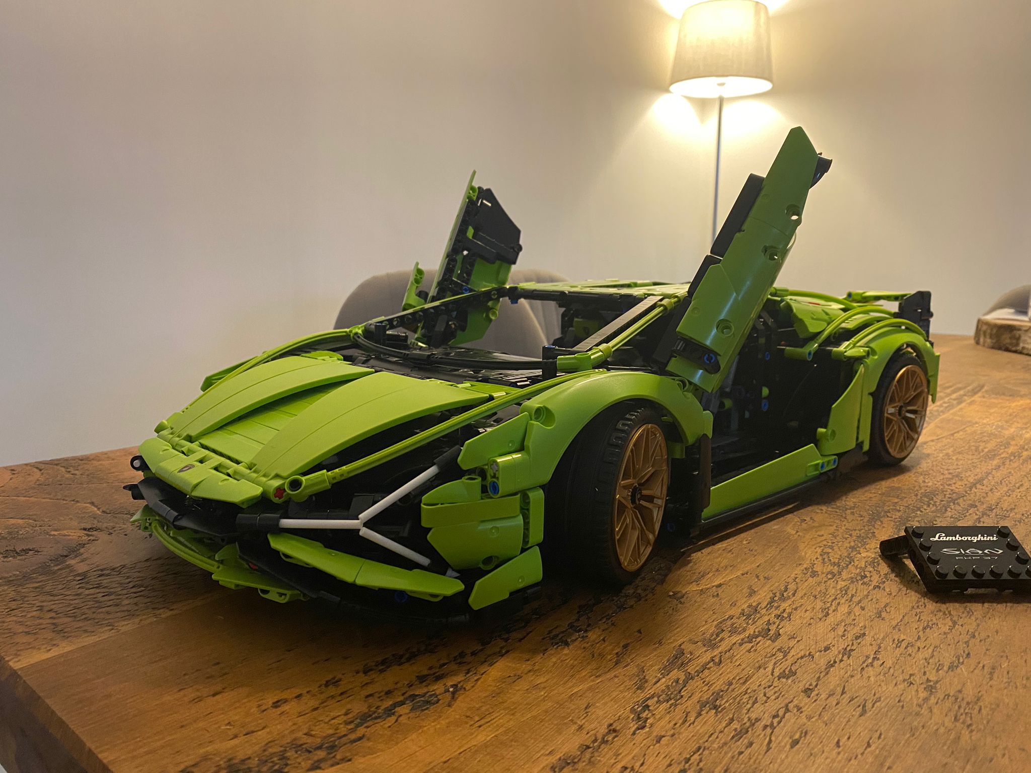 Doors open detail, Chris Haydock LEGO Technic Lamborghini Sian 42115