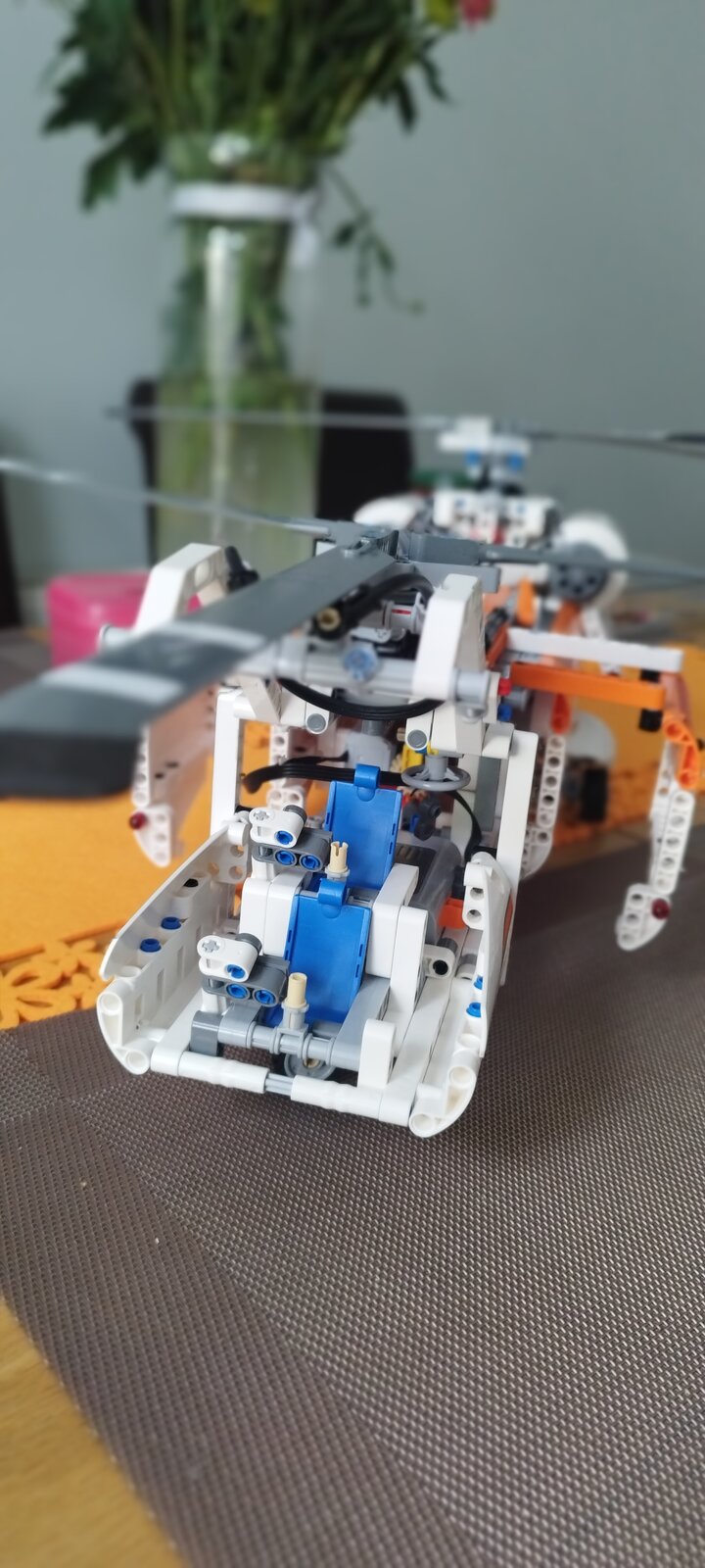 LEGO Technic Heavy Lift Helicopter 42052 member build side view