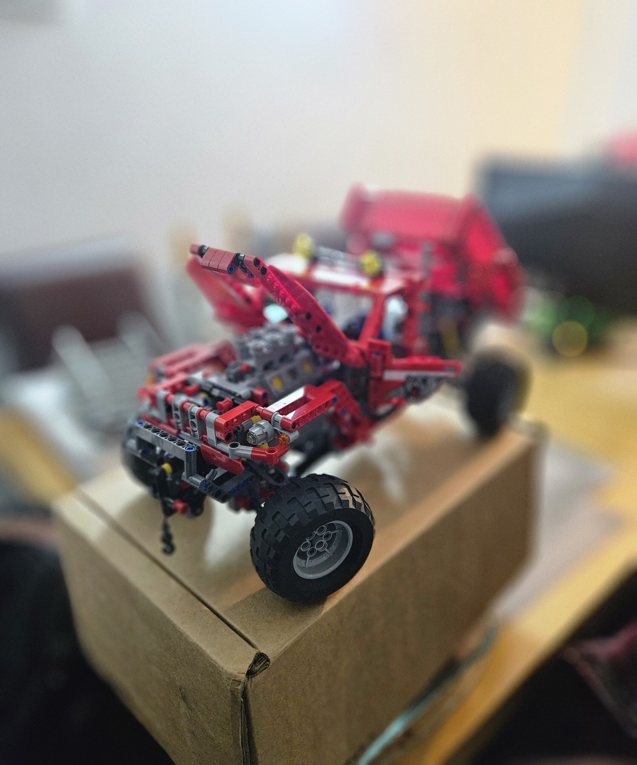 LEGO Technic Customised Pick-Up Truck 42029 completed build